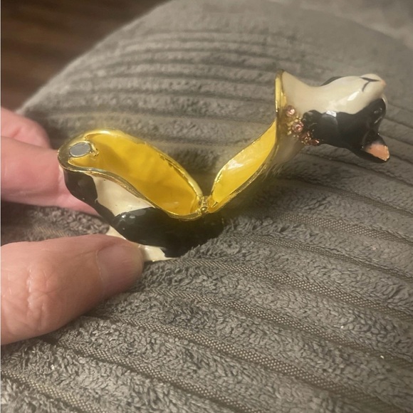 Ceramic Cat Trinket/Pill Figurine - Picture 4 of 6